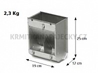 Zásobník k venkovnímu zavěšení na zrní i granule 19 cm dvoukomorový