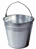 Pozinkovaný kbelík na krmivo a pro hospodářské účely - obsah 15 l